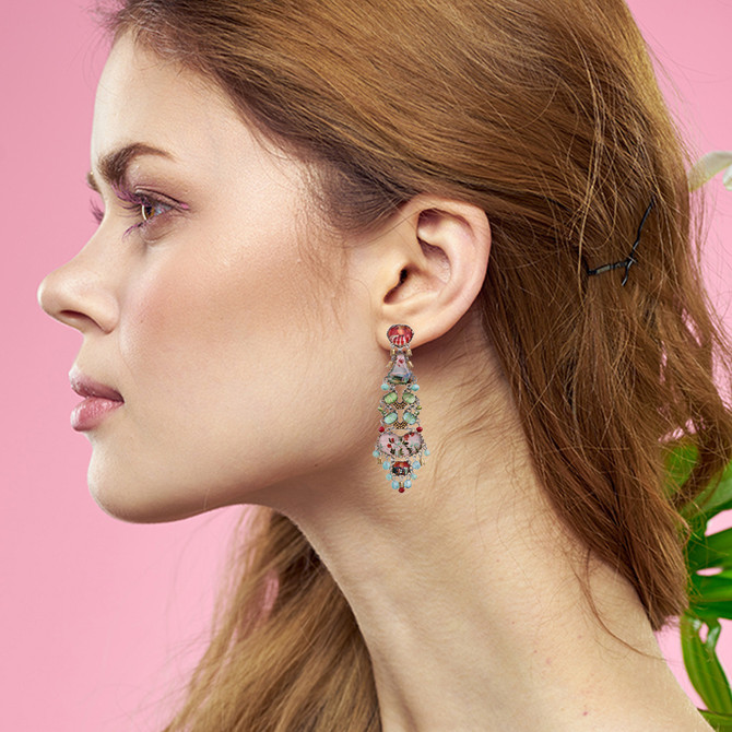 Flower Garden Whismical Cottage Earrings