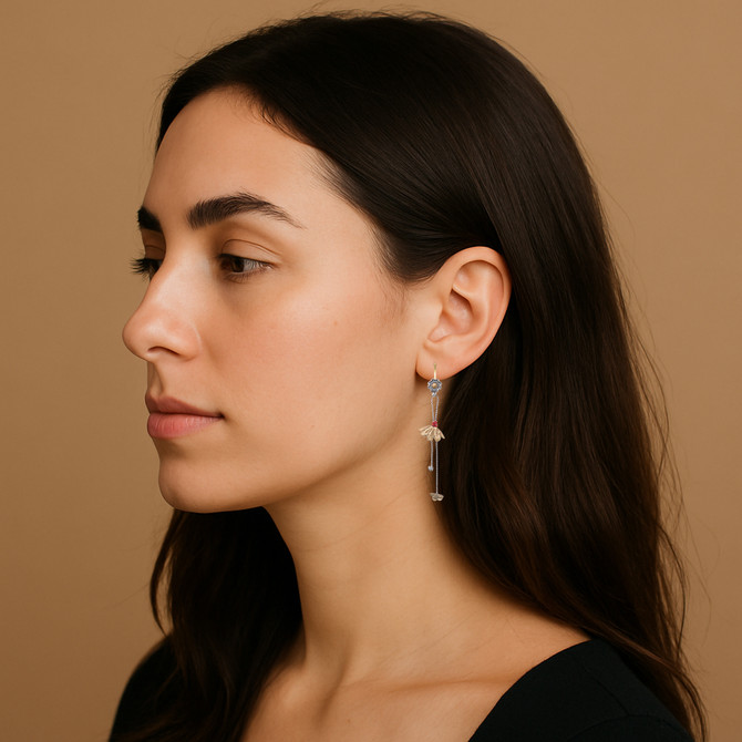 Ayala Bar Metal Bloom Lisbon Drift Earrings