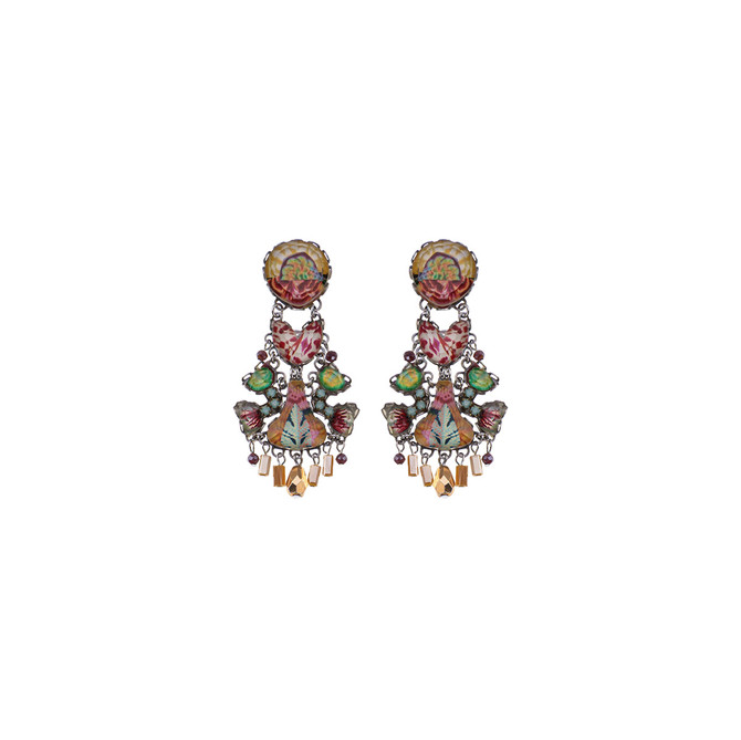 Ayala Bar Sunflower Surprise Peach Delight Earrings
