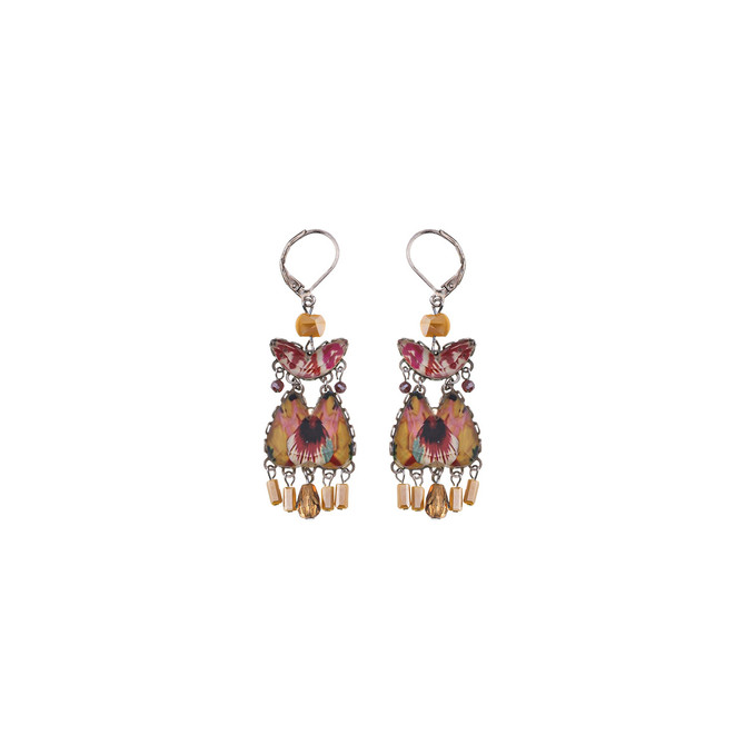 Ayala Bar Sunflower Surprise Mustard Spice Earrings