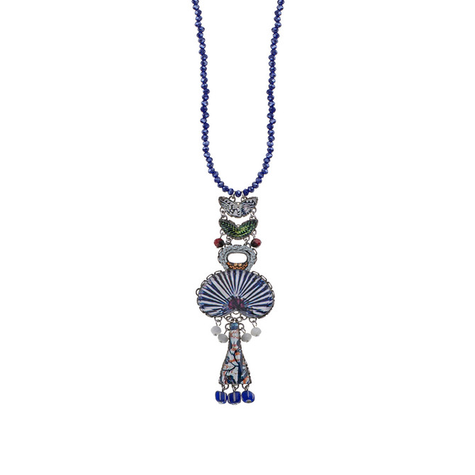 Ayala Bar Blue Domes Deepwater Shine Necklace