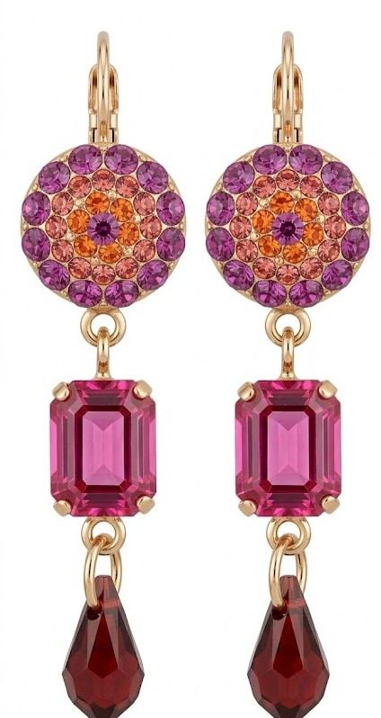  Classic-Drop Earrings Rose Gold