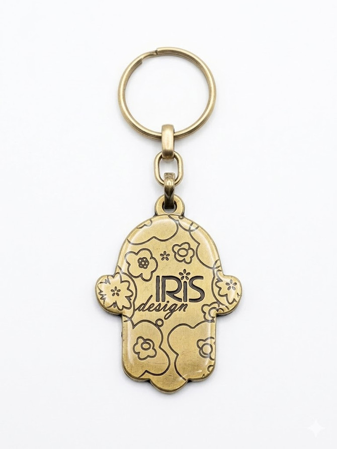  Iris Jewelry "Happiness" Hamsa Keychain -G