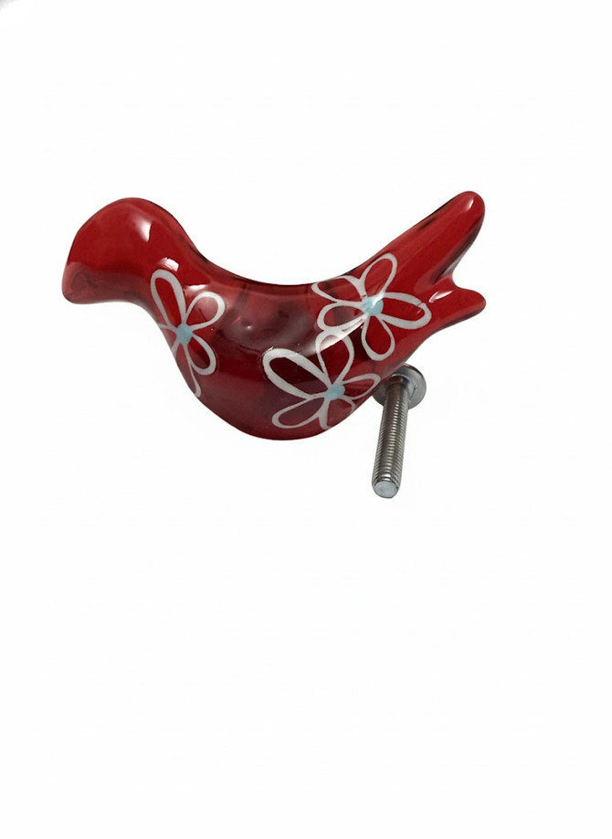 Orna Lalo Designer Series – Scarlet Bird Knob