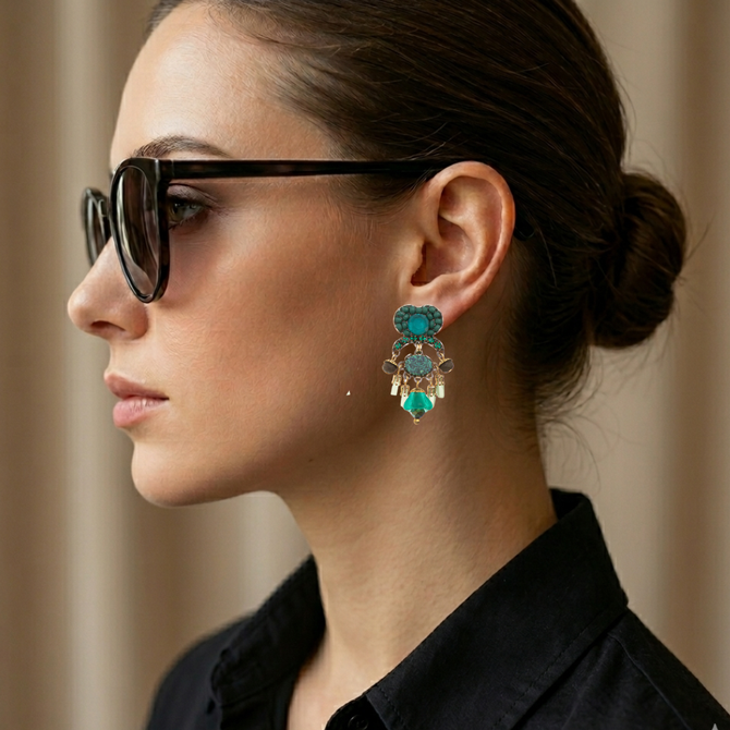 Jade Garden Bougie Botanist Earrings