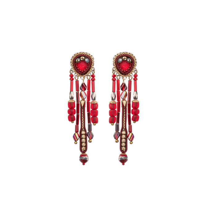 Red Bazaar Crimson Ritual Earrings