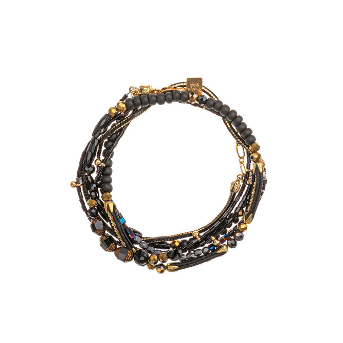 Midnight Lava Black Gold Rush Bracelet