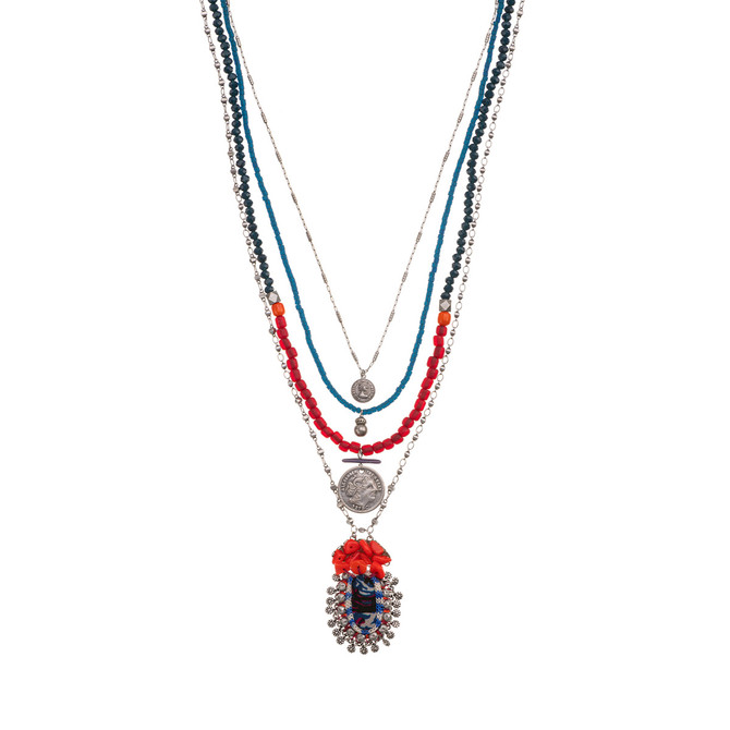 Silver Ritual Ancient Passage Necklace