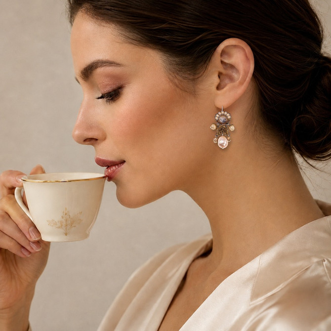 Ayala Bar Drops of Gold Liquid Gold Earrings