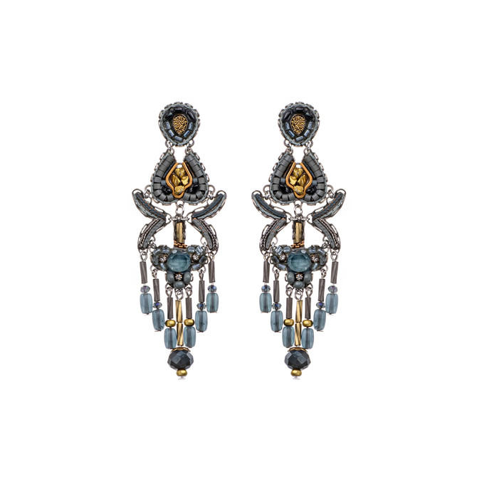 Ayala Bar Moonlight Shimmer Lunar Temple Earrings