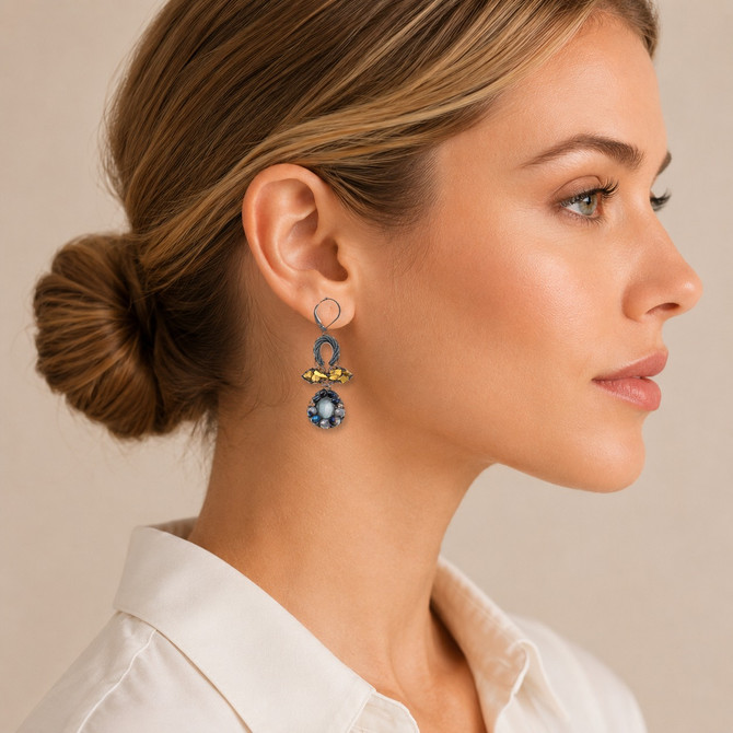 Ayala Bar Moonlight Shimmer Horoscope Earrings