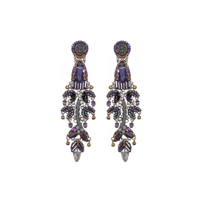 Ayala Bar Purple Passion Lavender Spell Earrings