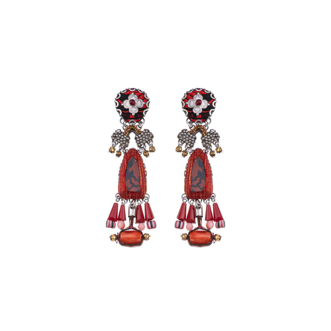 Ayala Bar Crimson Fire The Red Carpet Earrings
