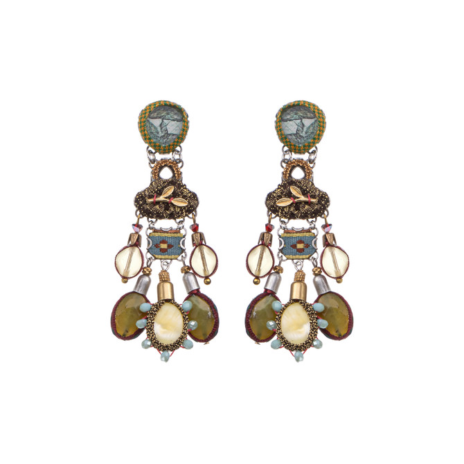 Ayala Bar Vintage Gold Museum Hour Earrings