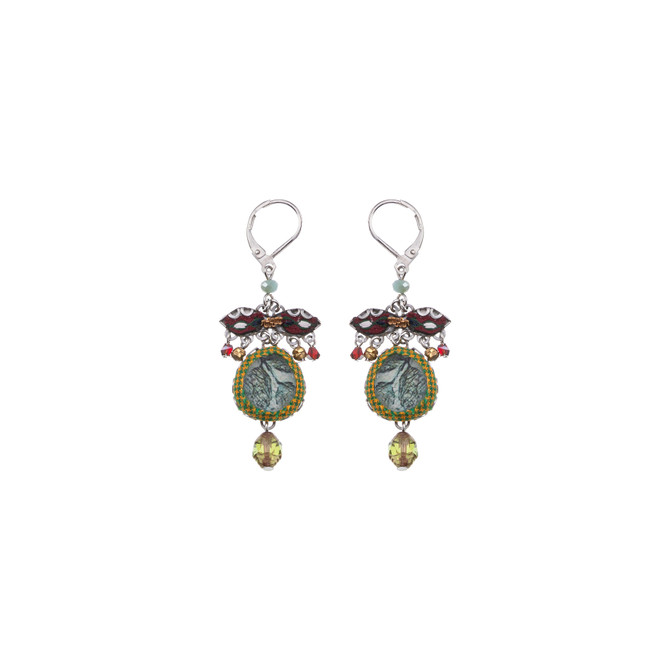 Ayala Bar Vintage Gold Vintage Medallion Earrings