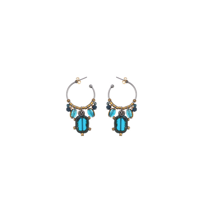 Ayala Bar Ocean Abyss Regatta Hoop Earrings