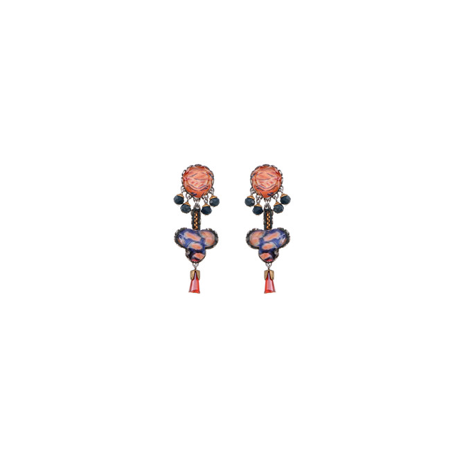 Ayala Bar Amber Bloom Amber at Dusk Earrings