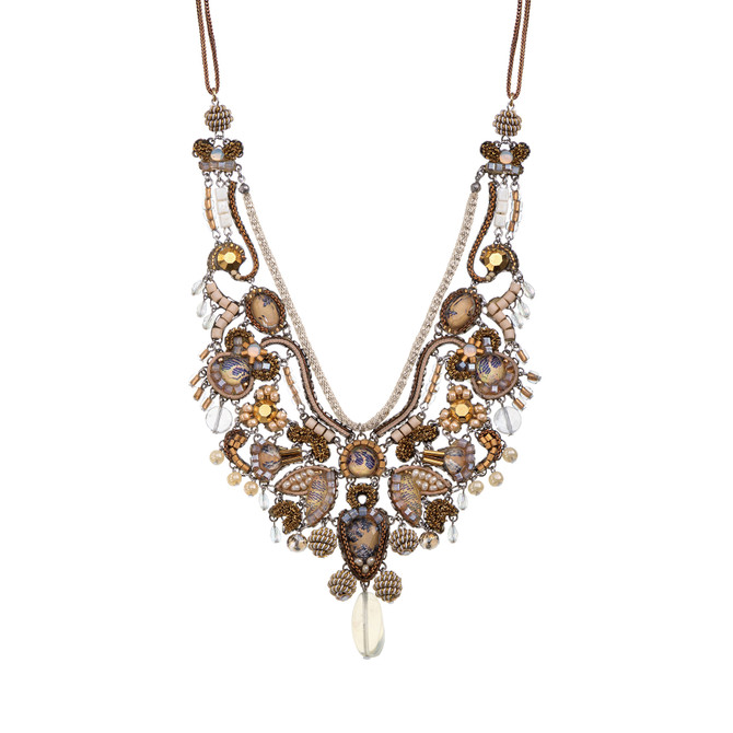 Ayala Bar Drops of Gold Golden Throne Necklace