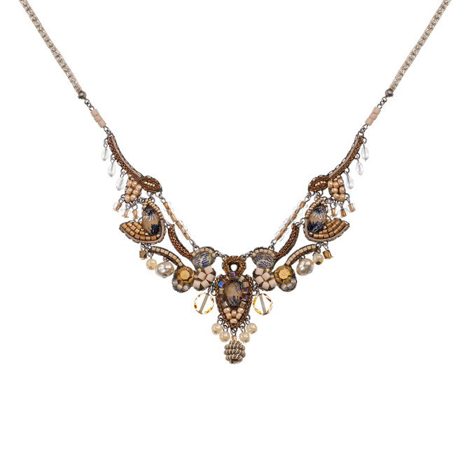 Ayala Bar Drops of Gold Antique Garden Necklace