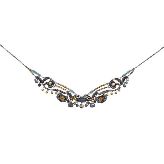 Ayala Bar Moonlight Shimmer Tidal Silver Necklace