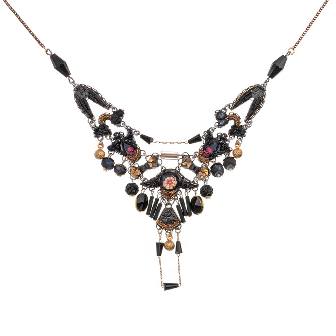 Ayala Bar Obsidian Night After Midnight Necklace