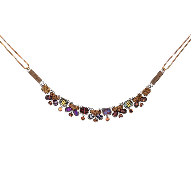 Ayala Bar Winter Warmth Burgundy Dusk Necklace
