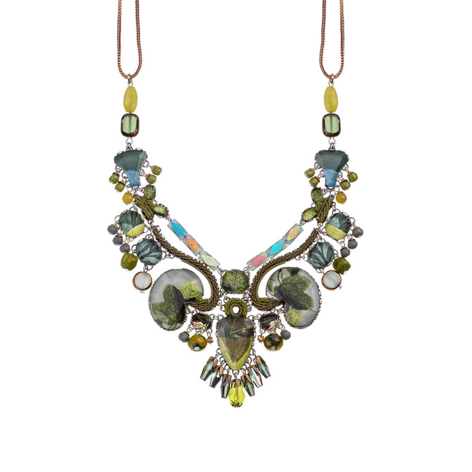 Ayala Bar Forest Reflection Woodland Picnic Necklace