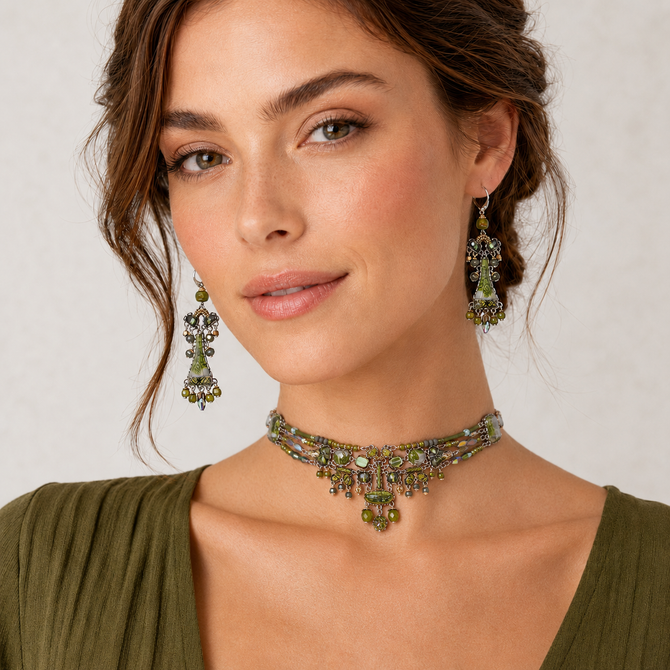 Ayala Bar Forest Reflection Willow Choker
