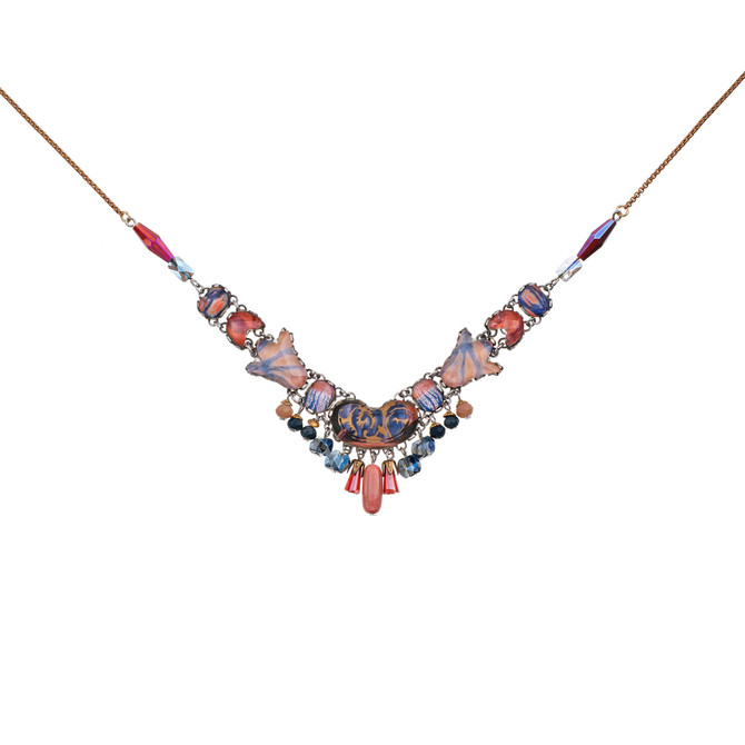 Ayala Bar Amber Bloom Sunbaked Clay Necklace