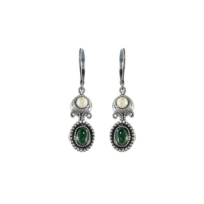 Michal Golan Moss Garden Riverstone Drop Earrings