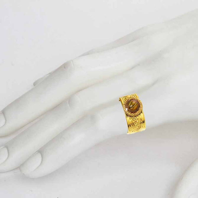 Michal Golan Byzantine Gold Abalone Ring