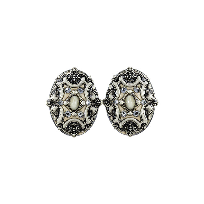 Michal Golan Sahara Riverstone Oval Earrings