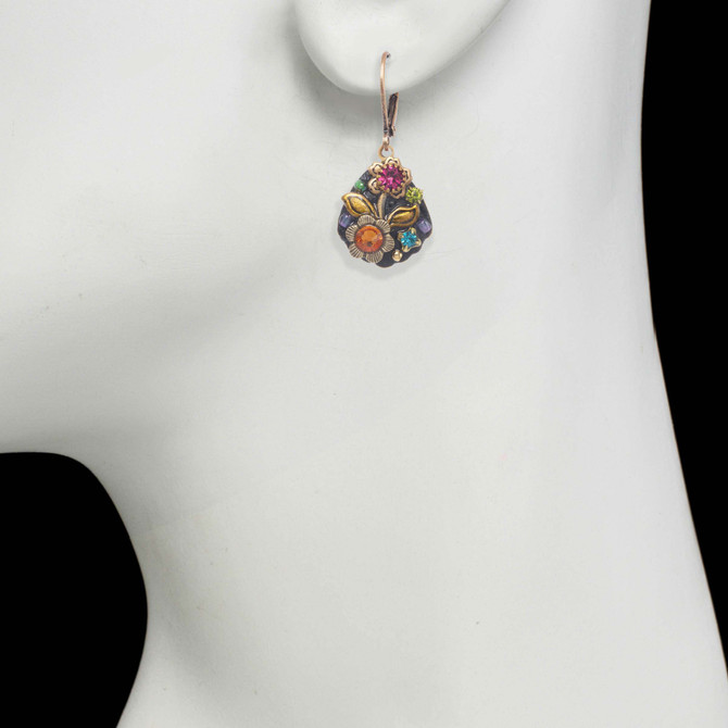 Michal Golan Midnight Garden Small Drop Earrings