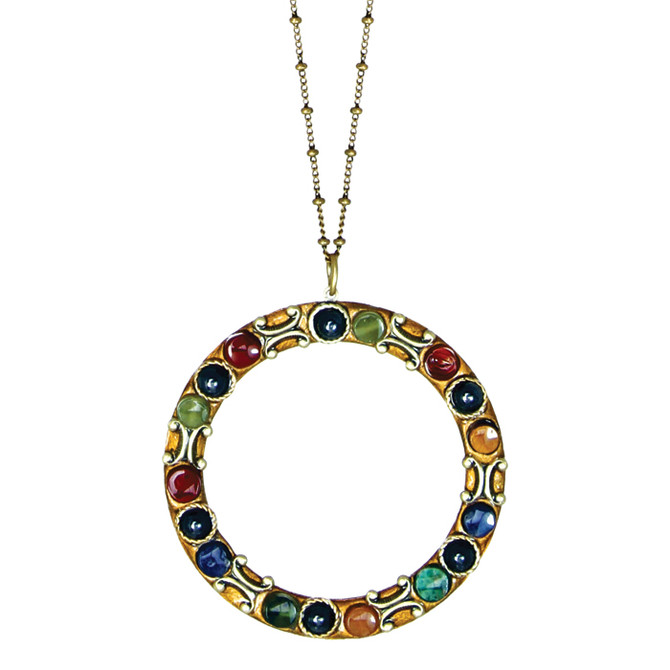 Michal Golan Jewelry Necklace - Durango Hoop Chain