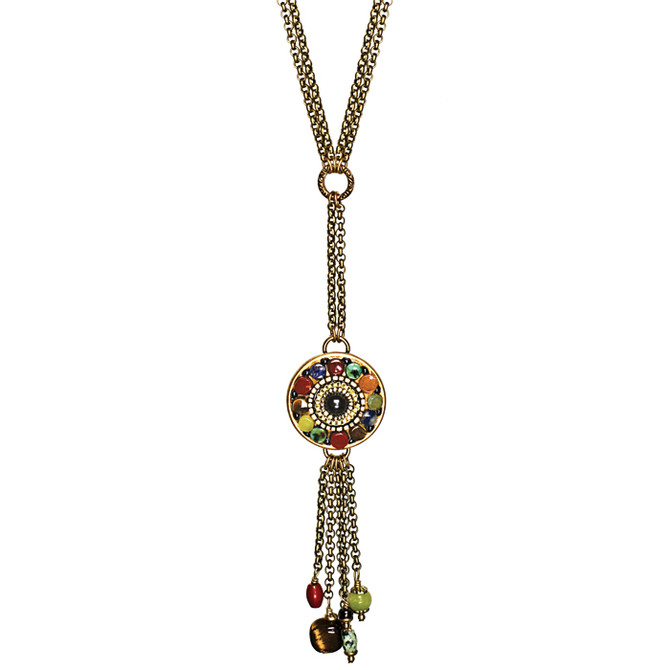 Michal Golan Durango Double Chain Round With Tassels