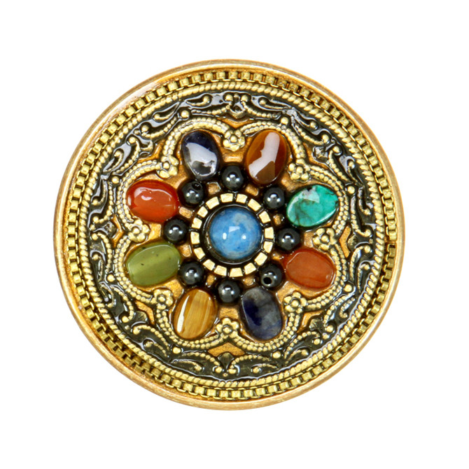 Michal Golan Jewelry Durango Round Pin