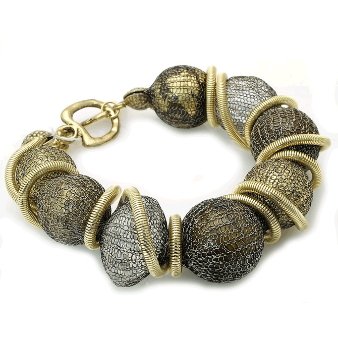 Anat Collection Vintage Vogue Italian Mesh Bracelet