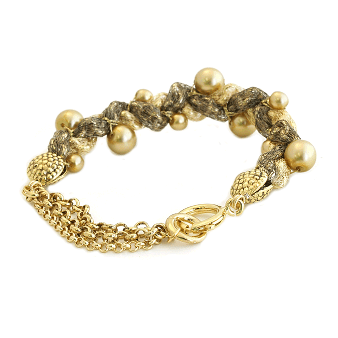 Anat Collection Glass Pearls Bracelet