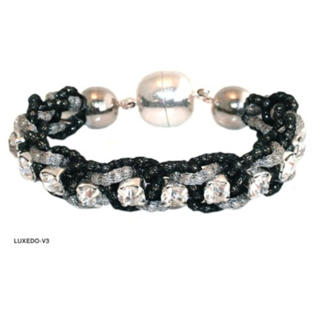 Anat Jewelry Bracelet - Black And Silver