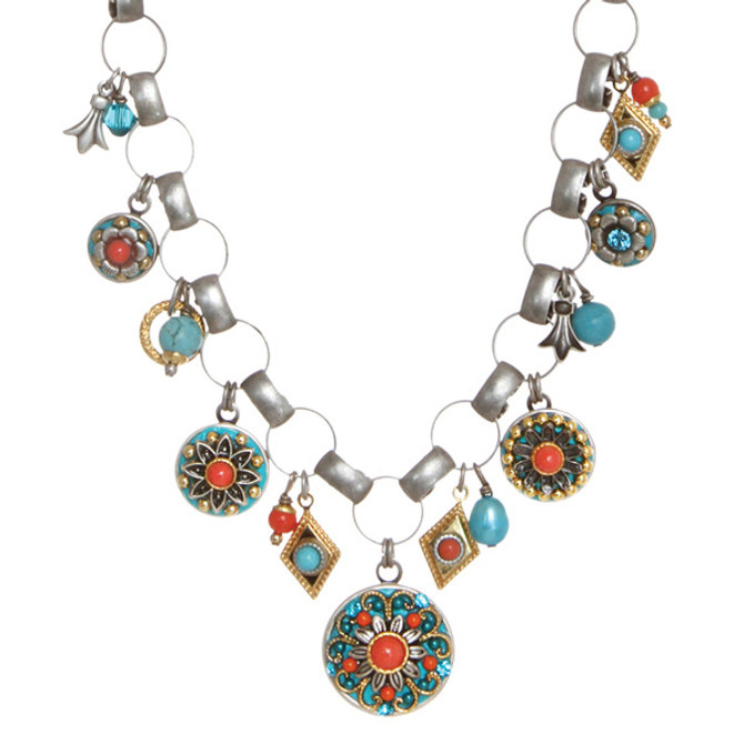 A Special Coral Sea Necklace From Michal Golan Jewelry - N3117