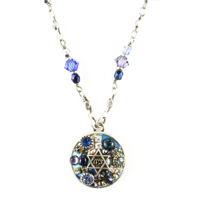 Michal Golan Round Pendant Necklace