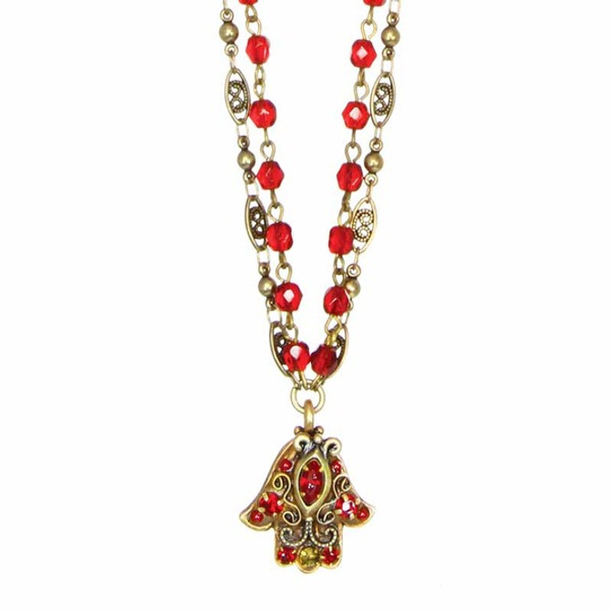 Small Red Hamsa By Golan Jewelry