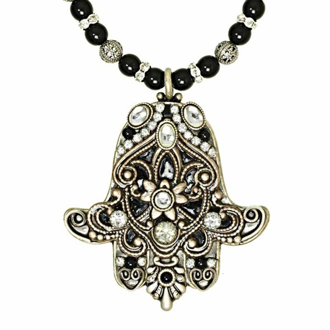 Hamsa necklace from Michal Golan Jewelry