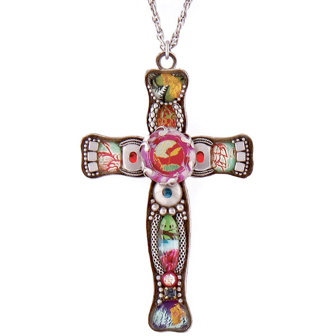 Pomegranate crosses from Ayala Bar Jewelry