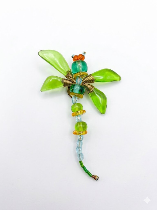 Orna Lalo Dragonfly Pin
