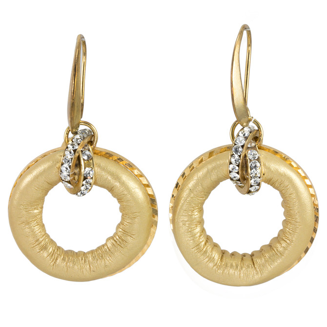 Anat Jewelry Gold Loop Earrings