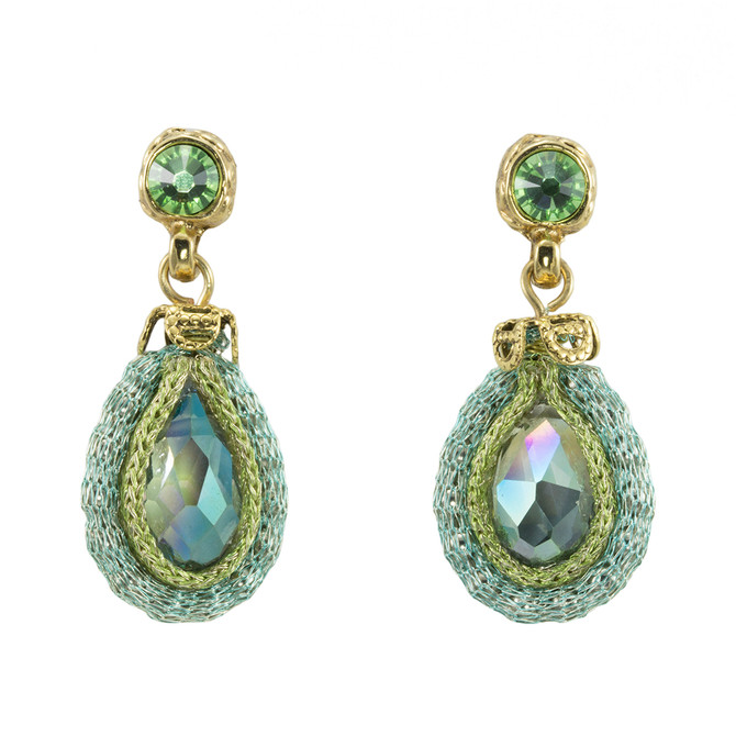 Anat Collection Earrings Olive Green Joy Nouveau Glam