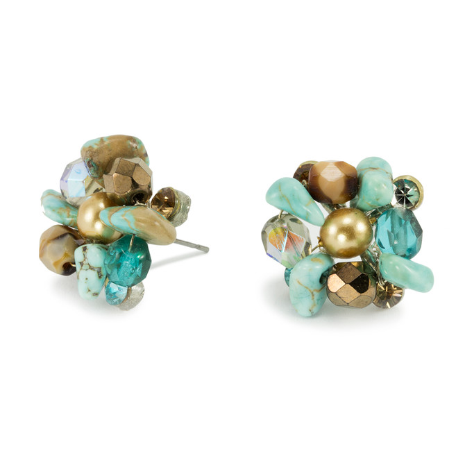 Anat Jewelry Turquoise  Earrings