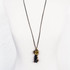 7Stitches Beaded Zen Black Necklace