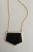 Black Marcia Moran Jewelry Geometric Shaped Style Necklace